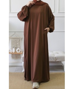 Abaya ample avec poches