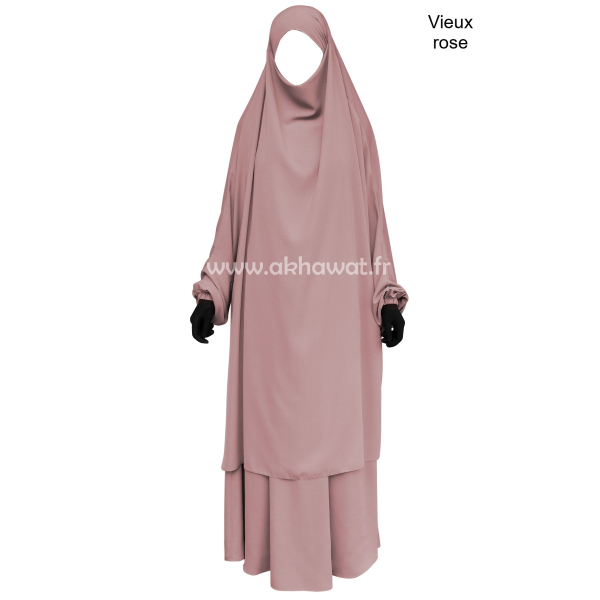 Jilbab 2 pièces jupe - Microfibre Léger - El bassira