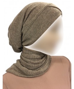 Bonnet turban en maille