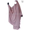 Jilbab 2 pièces jupe droite - Microfibre Léger - El bassira