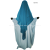 Khimar 3 voiles - Mousseline crêpe
