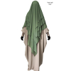 Khimar 3 voiles - Mousseline crêpe