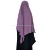 Long tie back Khimar - Formal black - Light microfibre