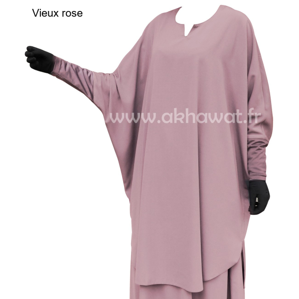 Tunique Papillon manches lycra - Microfibre léger