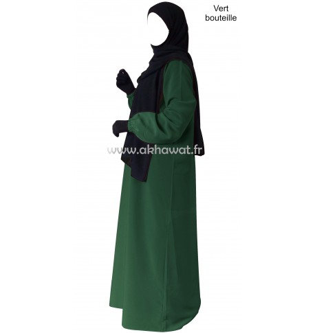 Abaya with elastic cuffs - Microfiber Koshibo 14