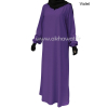 Abaya manches élastiquées - Microfibre léger - El bassira