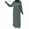 Abaya manches élastiquées - Microfibre léger - El bassira