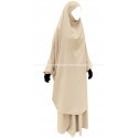 2 pieces Jilbab with skirt - 'Silk of Medina'