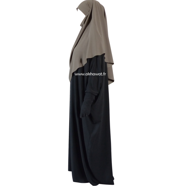 Khimar façon cape de jilbab - Microfibre léger