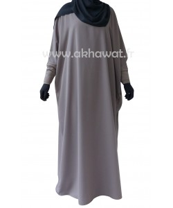 Ample Abaya - Tight lycra sleeves - Light microfiber