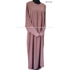 Abaya Papillon manches serrées lycra - Ouverture zip