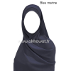 Hijab plissé prêt à enfiler - Mousseline crêpe