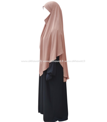 Tie back Khimar - short version - Light microfibre