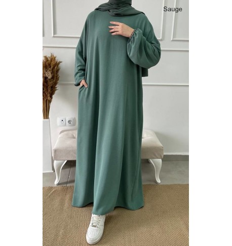 Abaya ample avec poches - Jazz