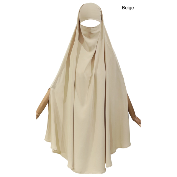 Khimar cape - "Soie de Médine"