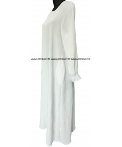 White Outfit - Khimar & Abaya