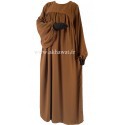 Silky abaya - Puffy sleeves