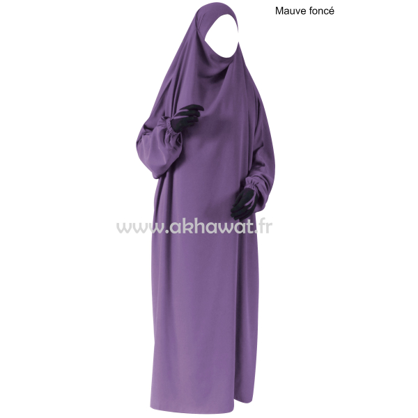 Jilbab 1 pièce - Microfibre Léger - El bassira