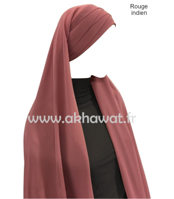 Ready to wear - pleated hijab - Crepe
