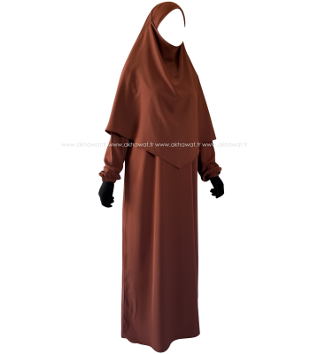 Khimar court - Soie de Médine - El bassira