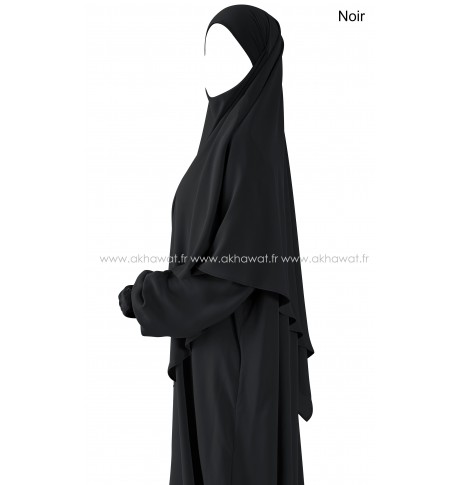 Long tie back Khimar - "Silk of Medina"