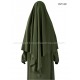 Long tie back Khimar - "Silk of Medina"