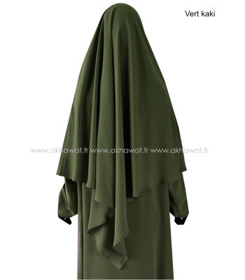 Long tie back Khimar - "Silk of Medina"