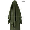 Khimar long pointu - Soie de Médine- El bassira