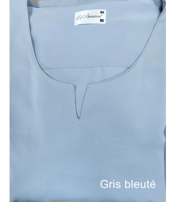 "Silk of Medina" Abaya with elastic cuffs - El bassira