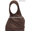 Hijab plissé prêt à enfiler - Mousseline crêpe