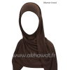 Hijab bonnet intégré simple - Viscose