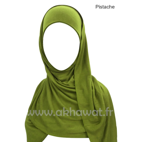 Hijab bonnet intégré simple - Viscose