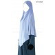 Khimar long pointu - Soie de Médine- El bassira