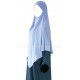 Khimar long pointu - Soie de Médine- El bassira