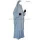 'Silk of Medina' French Caviary Jilbab with skirt