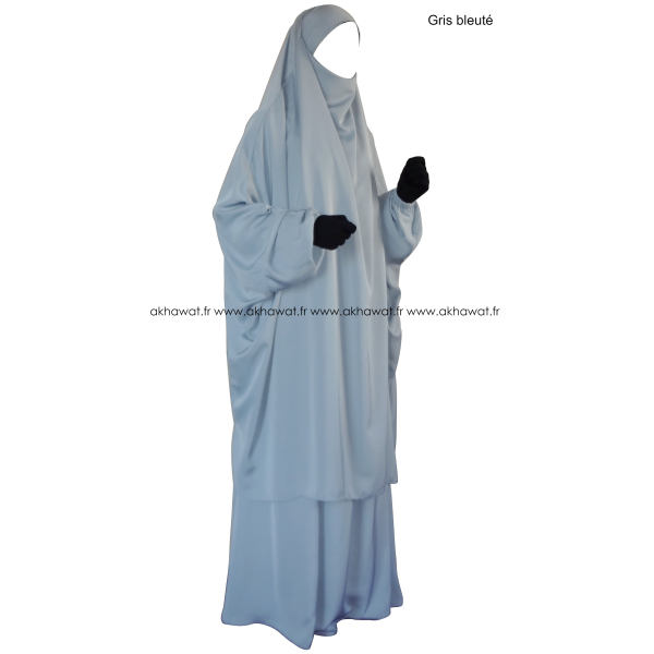 Jilbab Soie de Médine - 2 pièces jupe - El bassira