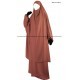 'Silk of Medina' French Caviary Jilbab with skirt