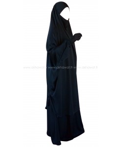 'Silk of Medina' French Caviary Jilbab with skirt