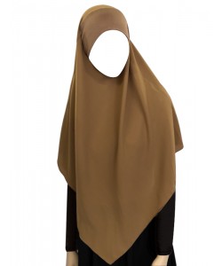 Khimar à enfiler - Mousseline crêpe