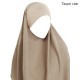 Khimar à enfiler - Mousseline crêpe