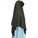 Slip-on Khimar - Thick crepe chiffon