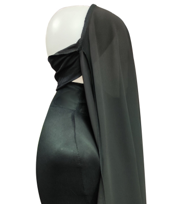 Khimar à enfiler - Mousseline crêpe