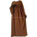 Silky abaya - Puffy sleeves