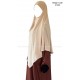 Long tie back Khimar - "Silk of Medina"