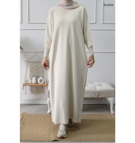 Robe-Abaya Tricot - Qualité +