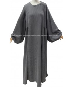 Abaya Velour - Manches ballon