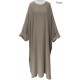 Ample abaya - Kimono sleeves - Silky