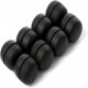 4 strong Hijab magnets - Black