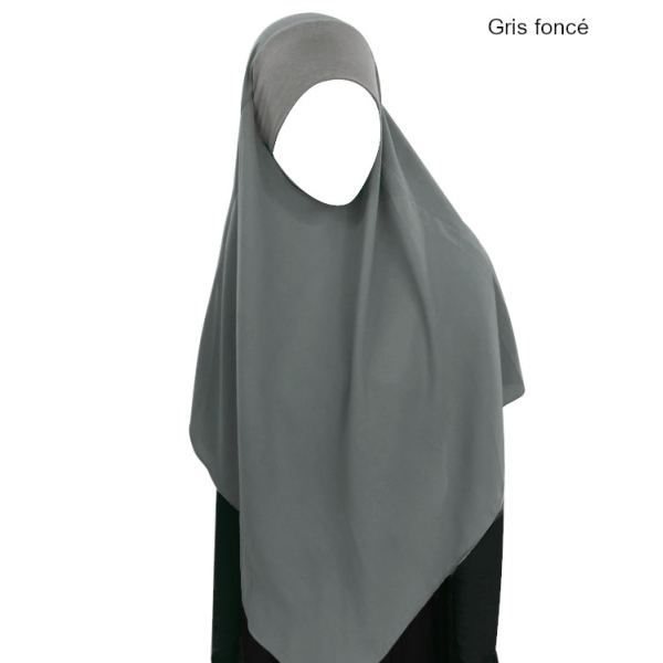 Khimar à enfiler - Mousseline crêpe
