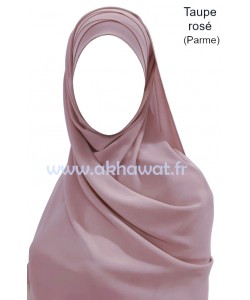 Hijab plissé prêt à enfiler - Mousseline crêpe